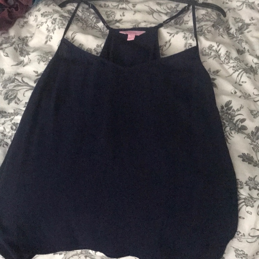 Lilly Pulitzer navy blouse